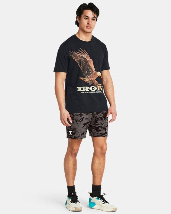 Men's Project Rock Essential Fleece Printed Shorts Product Image