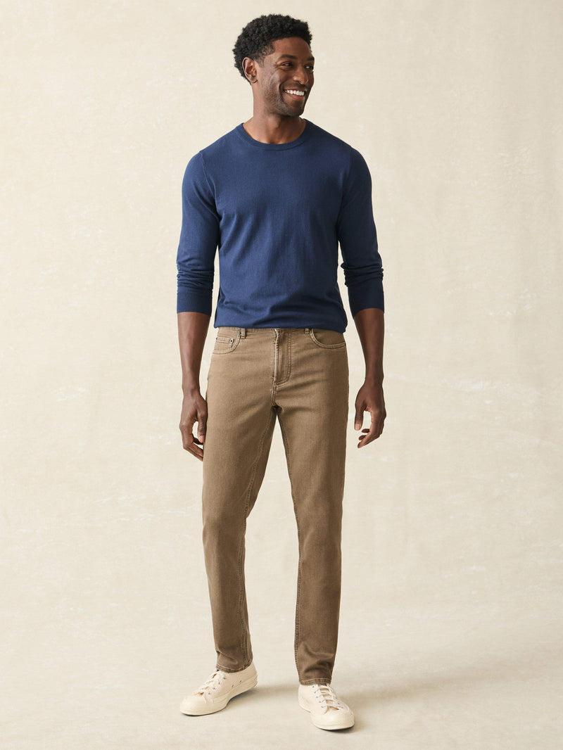 Stretch Terry 5-Pocket Pant - Driftwood product image