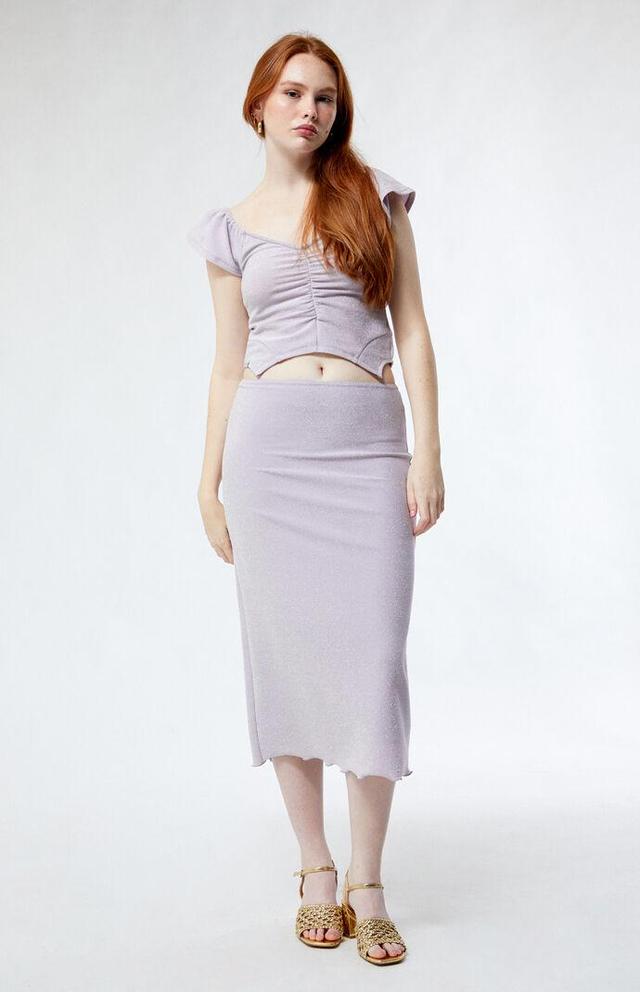 CIRCUS NY Women's Ayra Frost Midi Skirt - Product Image