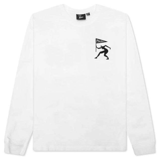 Neurotic Flag Long Sleeve T-Shirt - White Male Product Image