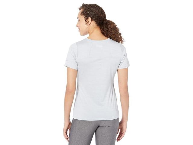 Columbia Women's Alpine Chill Zero SS Tee White Heather Product Image