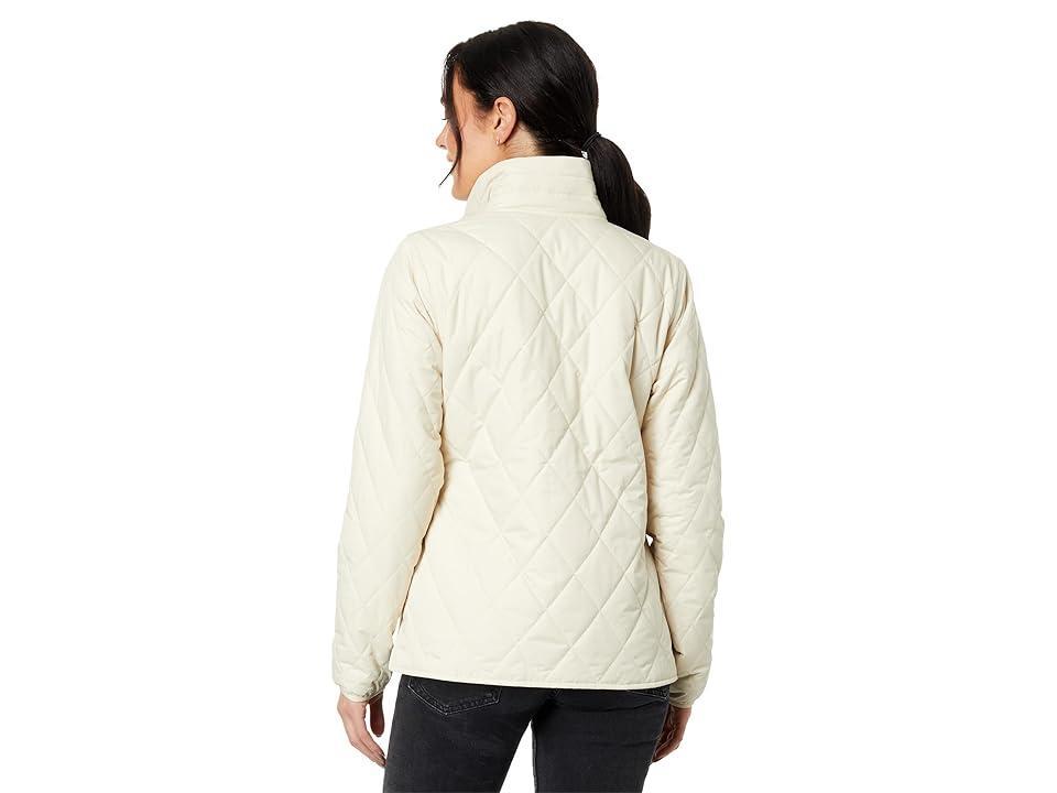 L.L.Bean Cozy Quilted Jacket (Bleached Canvas) Women's Clothing Product Image