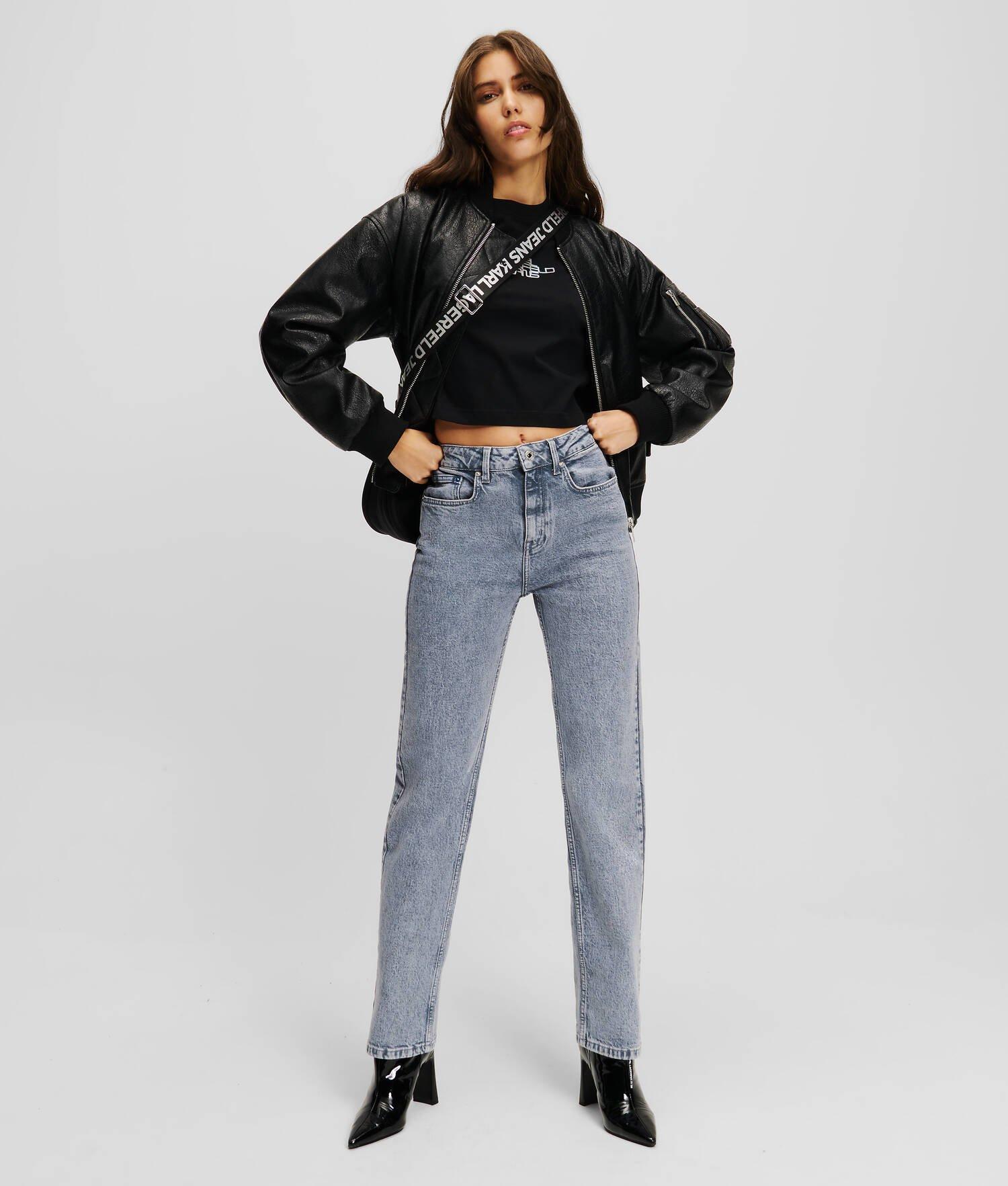 KLJ HIGH-RISE STRAIGHT JEANS Product Image