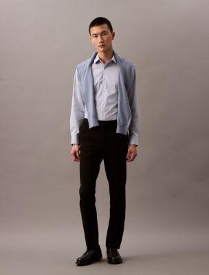 Steel Check Slim Fit Button-Down Shirt Product Image