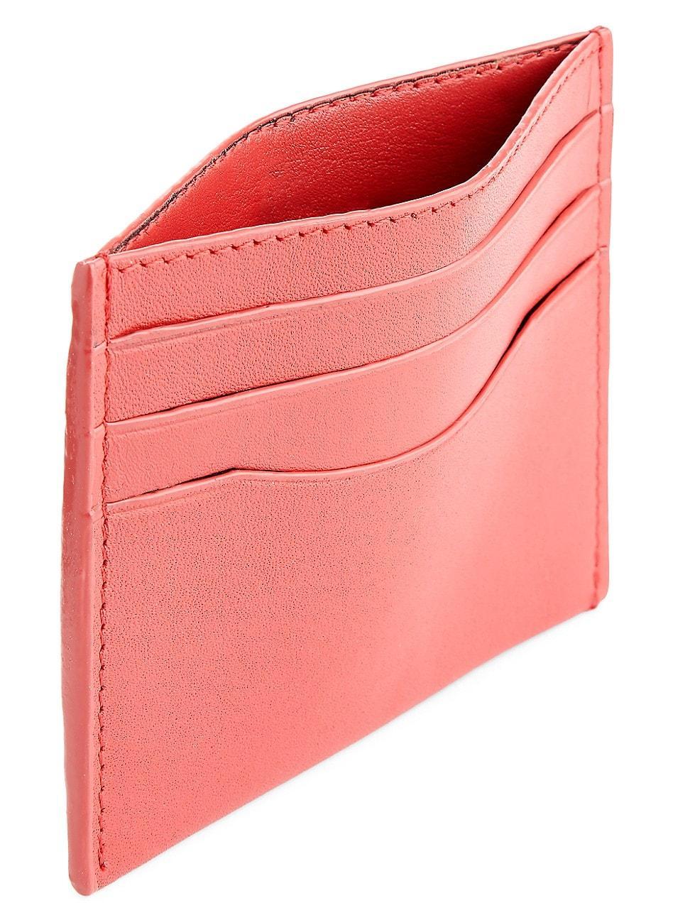 Mens RFID-Blocking Leather Card Wallet Product Image