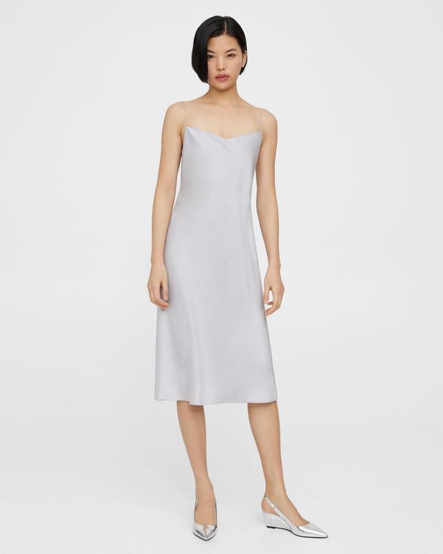 Midi Slip Dress in Satin Product Image