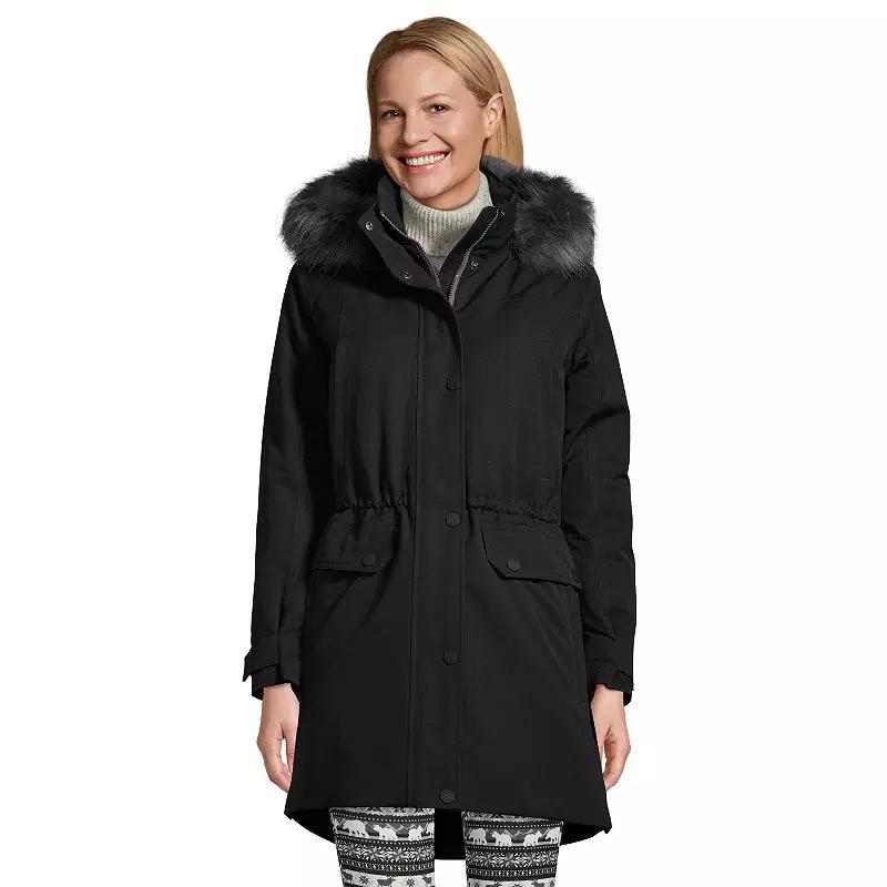 Womens Lands End Expedition Down Waterproof Winter Parka Product Image