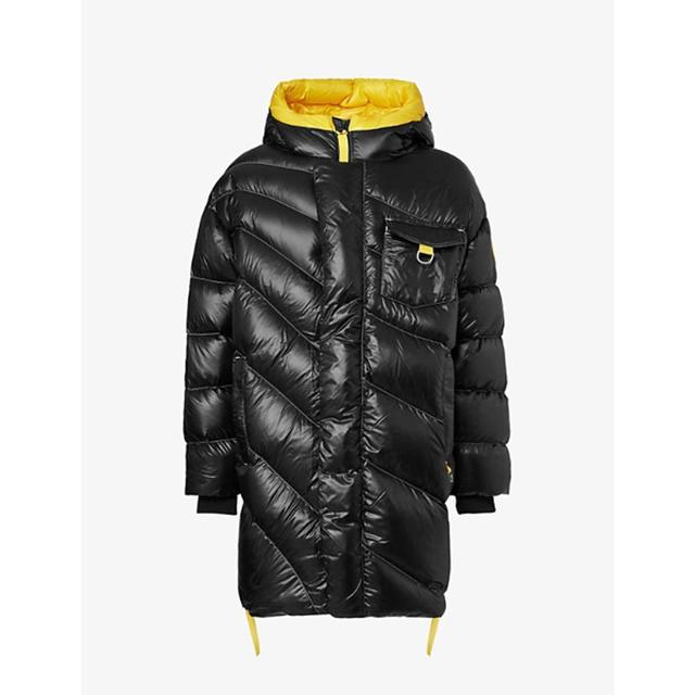 CANADA GOOSE X Pyer Moss Hooded Quilted Down Coat In Black Product Image