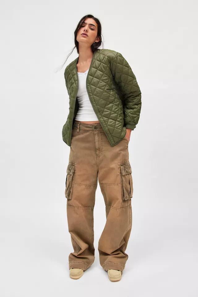 Urban Renewal Vintage Heavy Quilted Liner Jacket Product Image