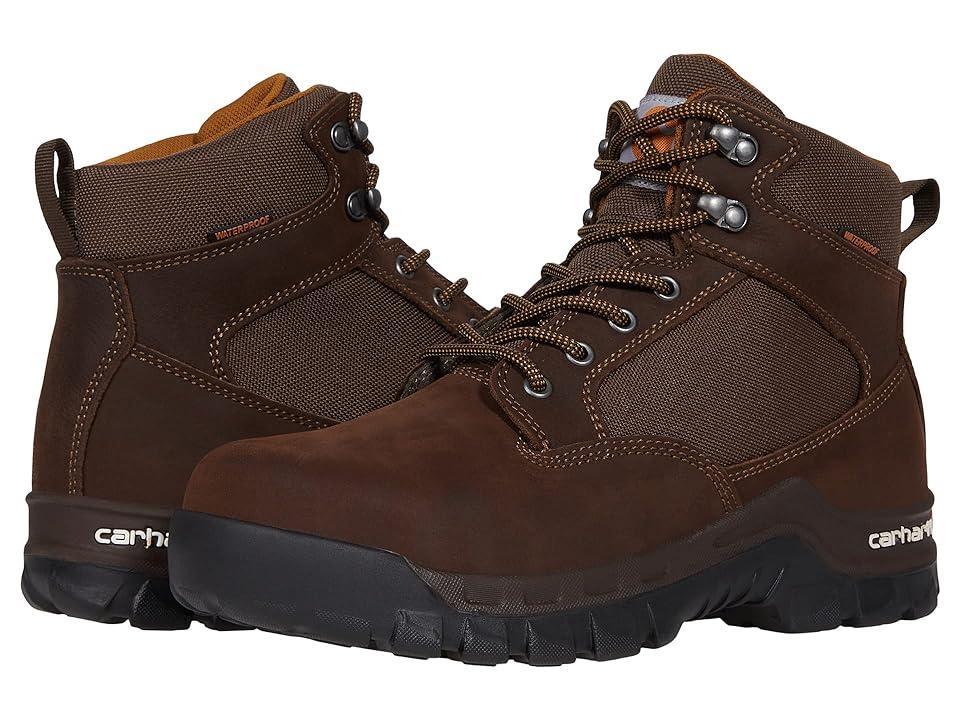 Carhartt Rugged Flex 6 Waterproof Steel Toe (Chocolate Oil Tanned) Men's Shoes Product Image