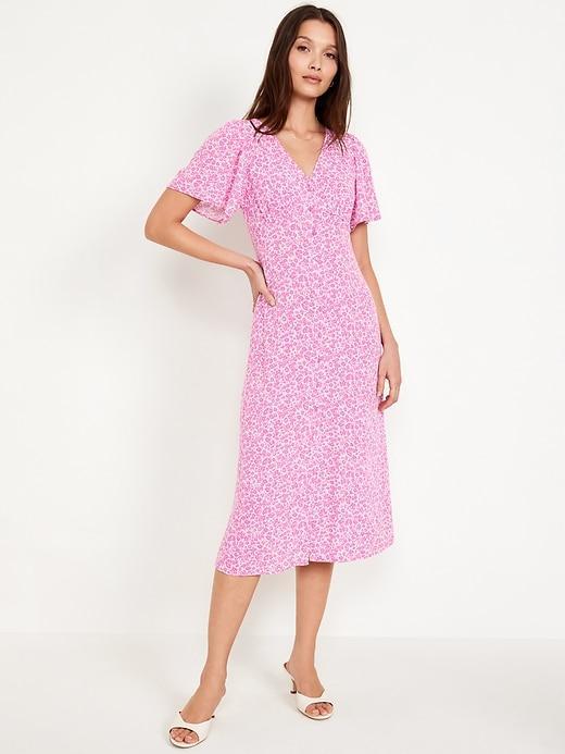 Waist-Defined Midi Dress product image