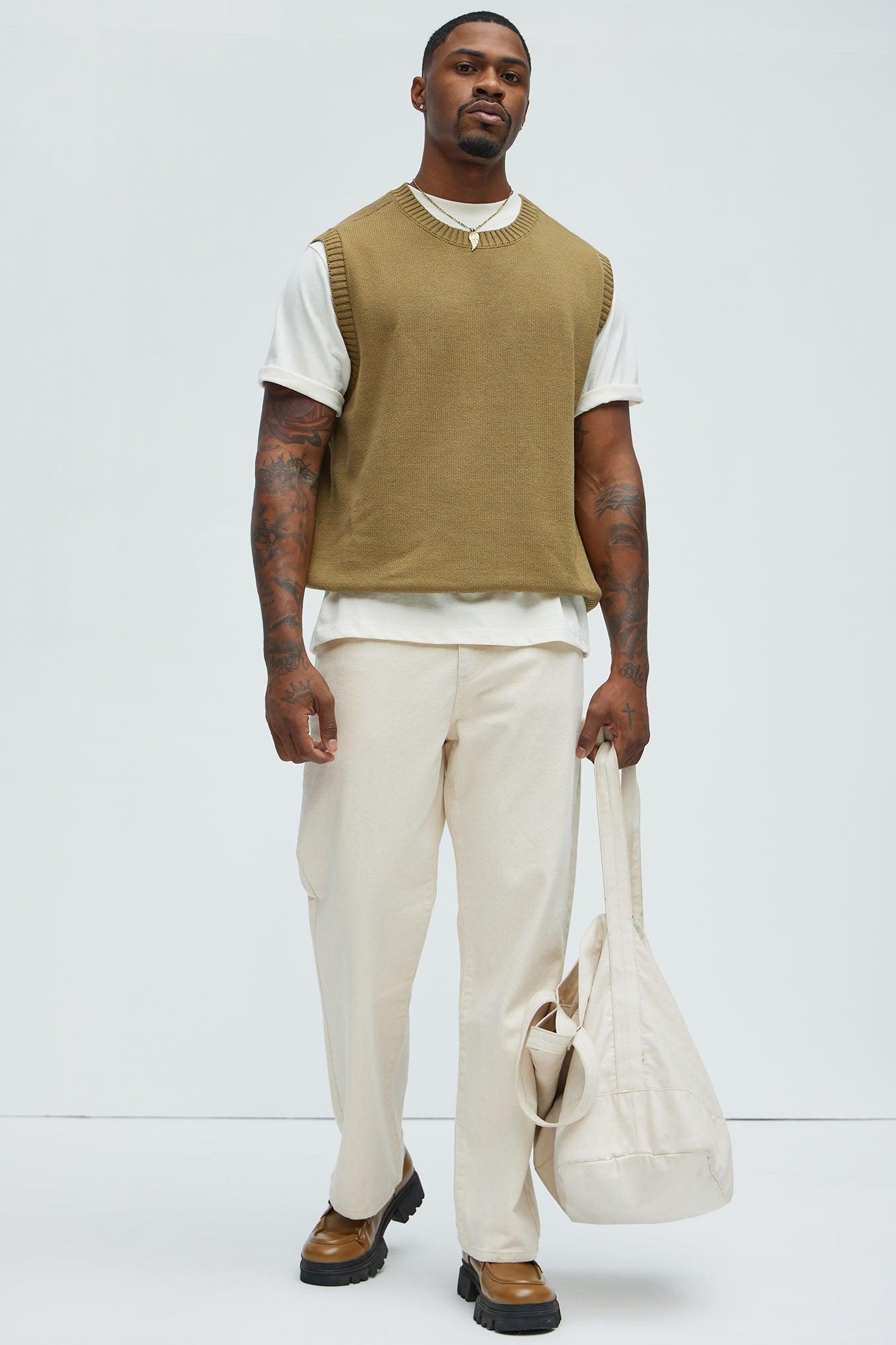 Dean Straight Jeans - Sand Product Image