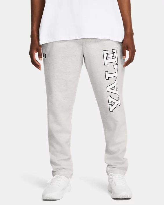 Mens UA Rival Fleece Collegiate Open Bottom Pants Product Image