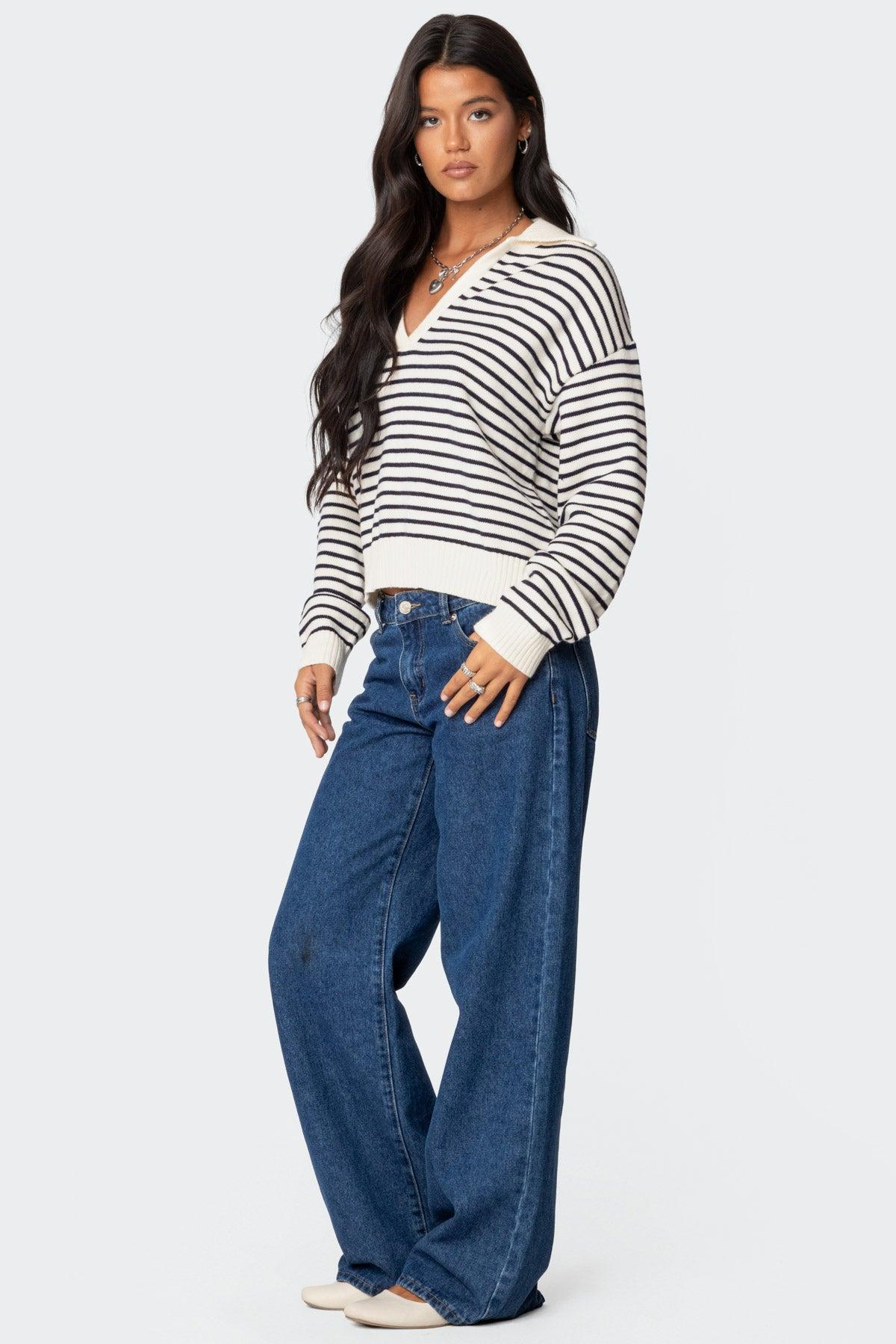 Copenhagen Oversized Striped Sweater Product Image