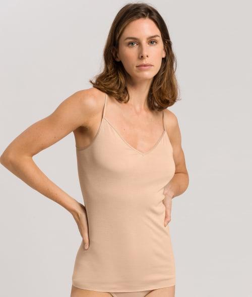 Womens Cotton Seamless V-Neck Camisole Product Image