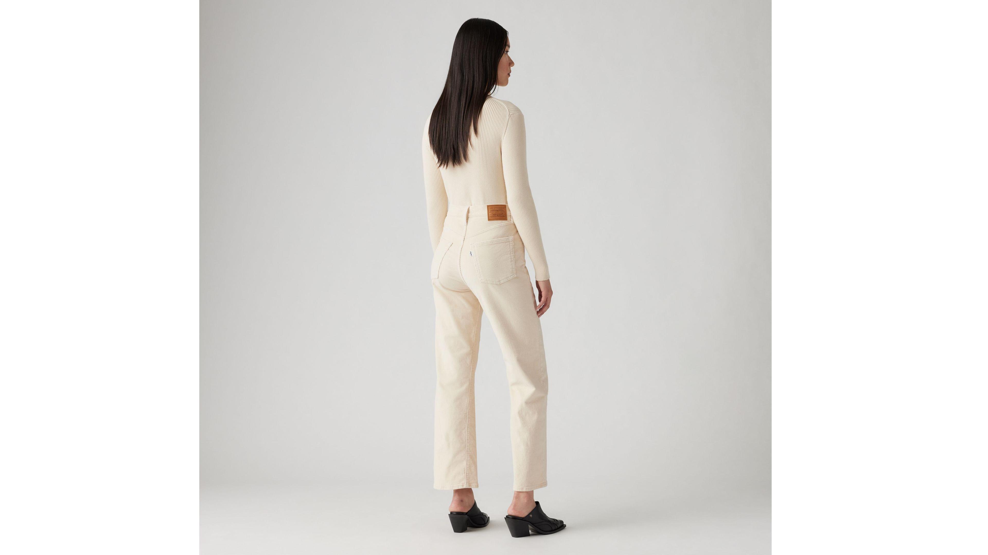 Ribcage Straight Ankle Corduroy Women's Pants Product Image