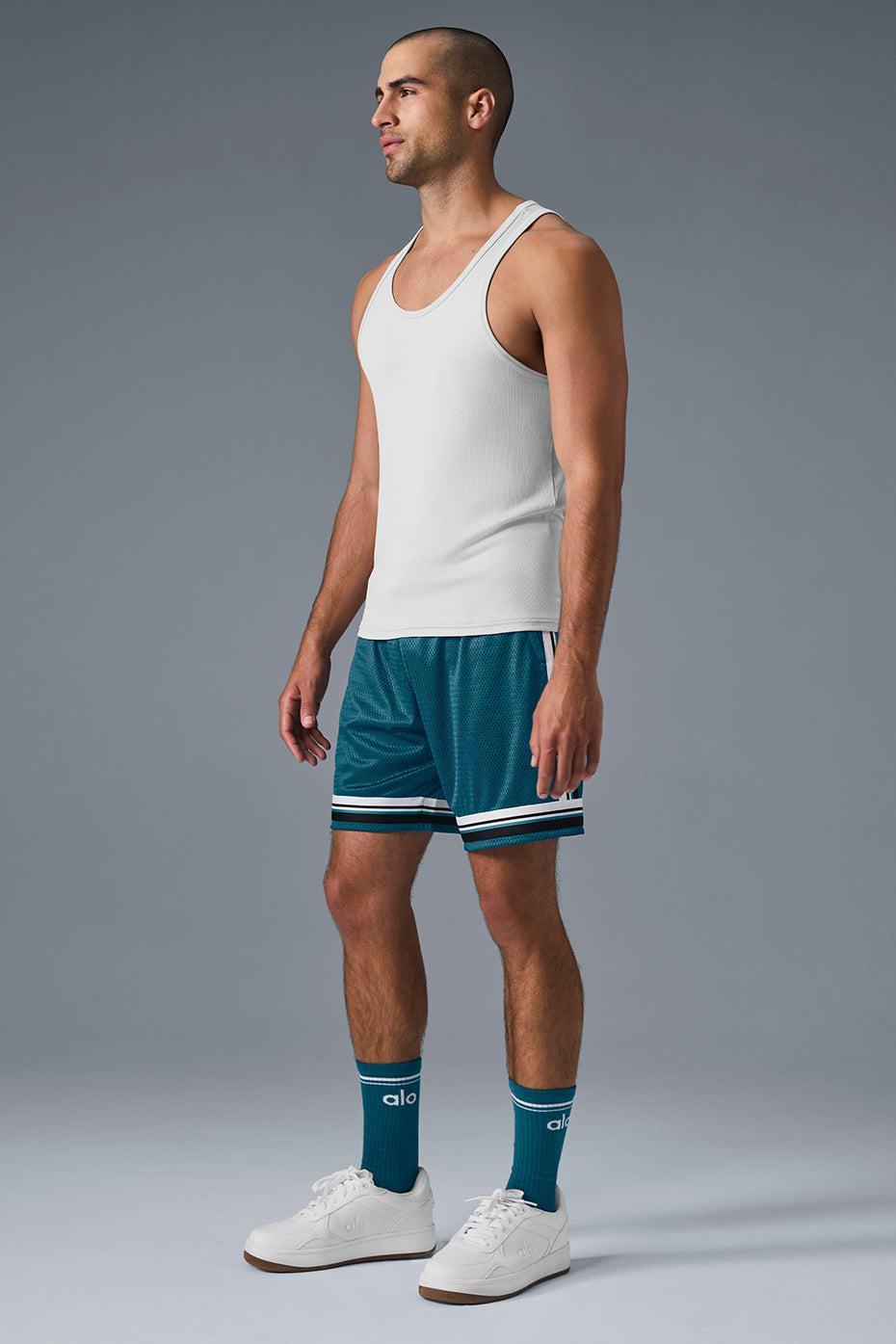 Everyday Modal Rib Tank - White Male Product Image