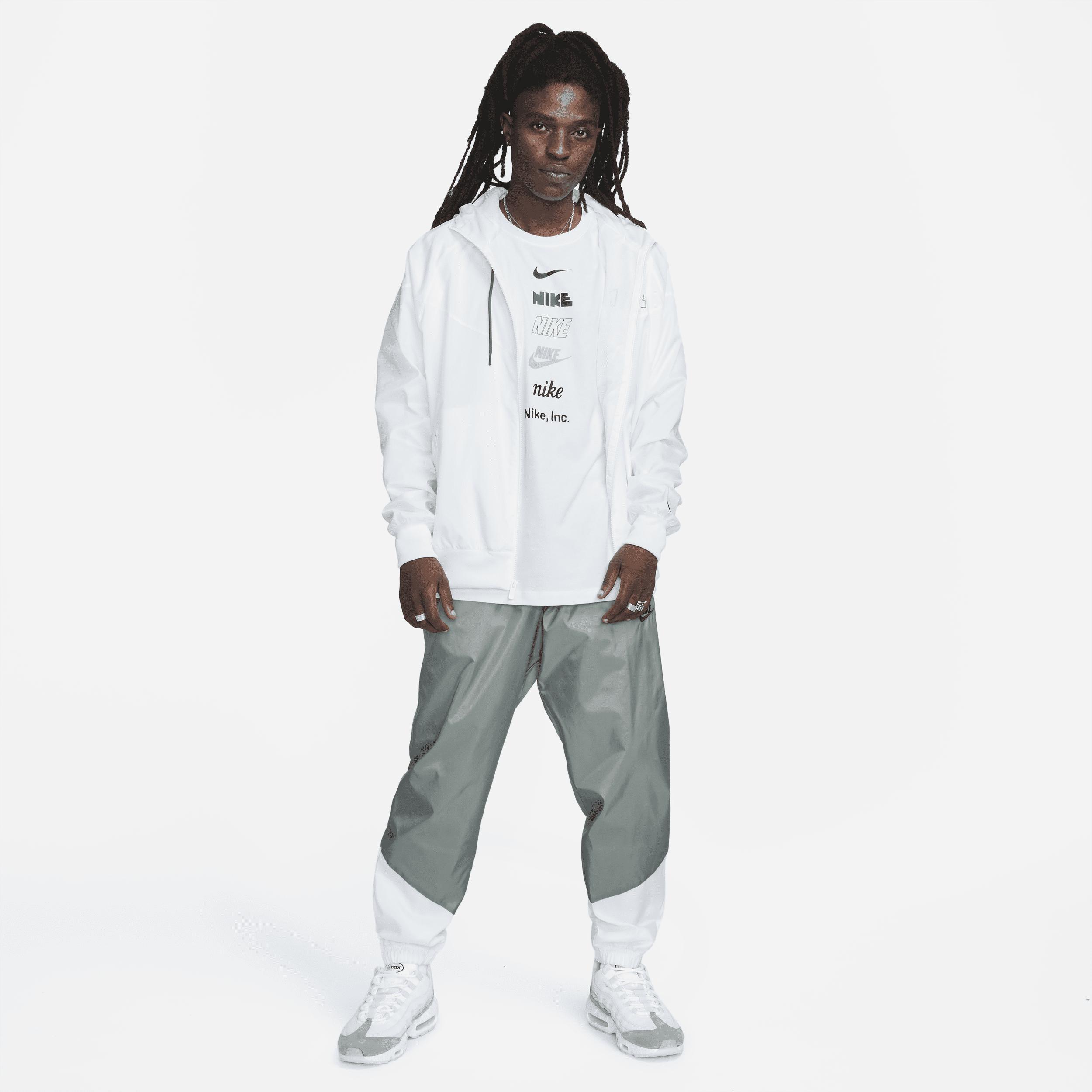 Nike Mens Windrunner Woven Lined Pants - Black/White/Smoke Product Image