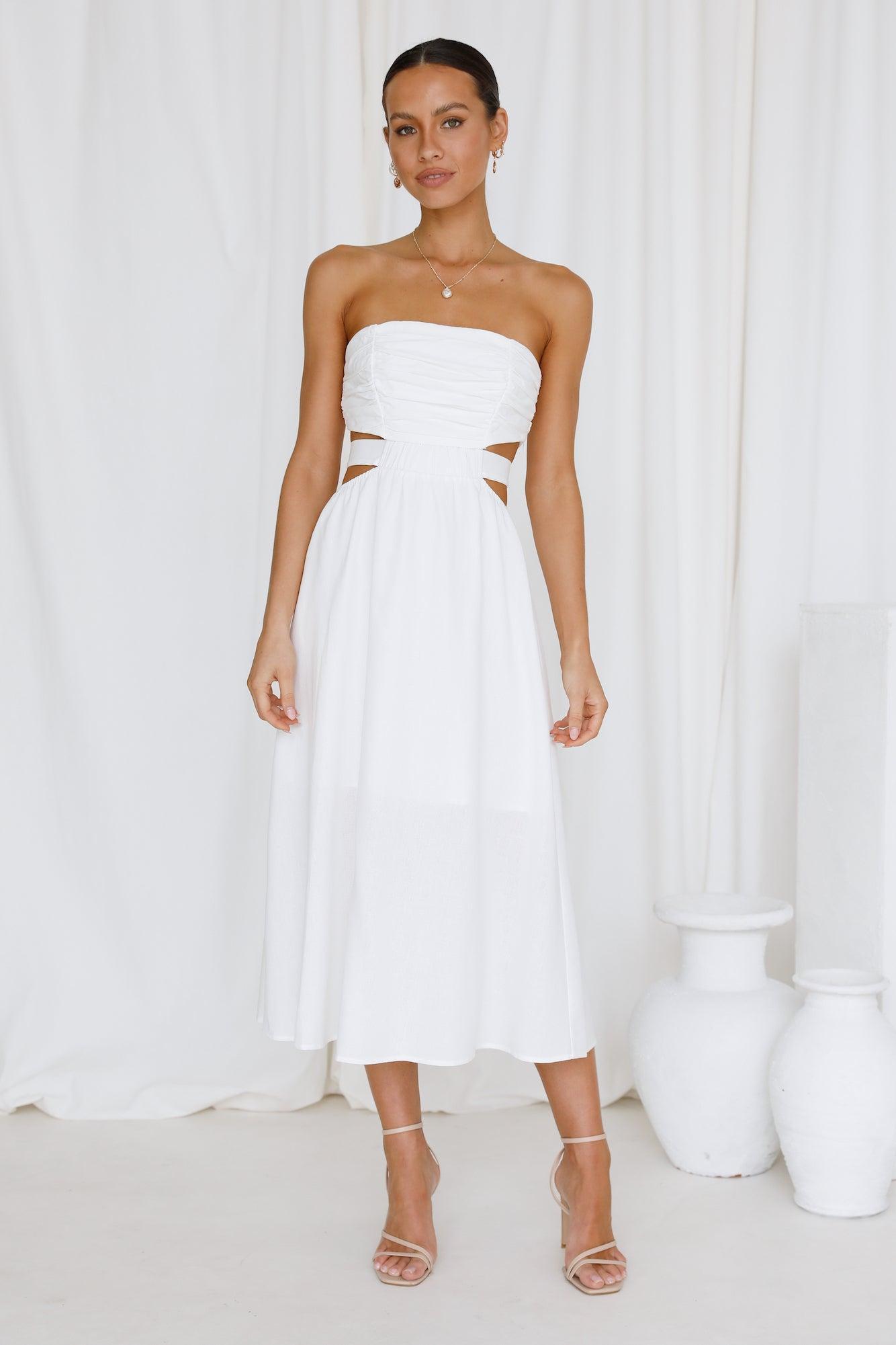 Sublime Lover Maxi Dress White Product Image