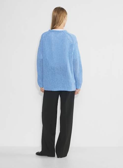 cashmere oversized crew sweater Product Image