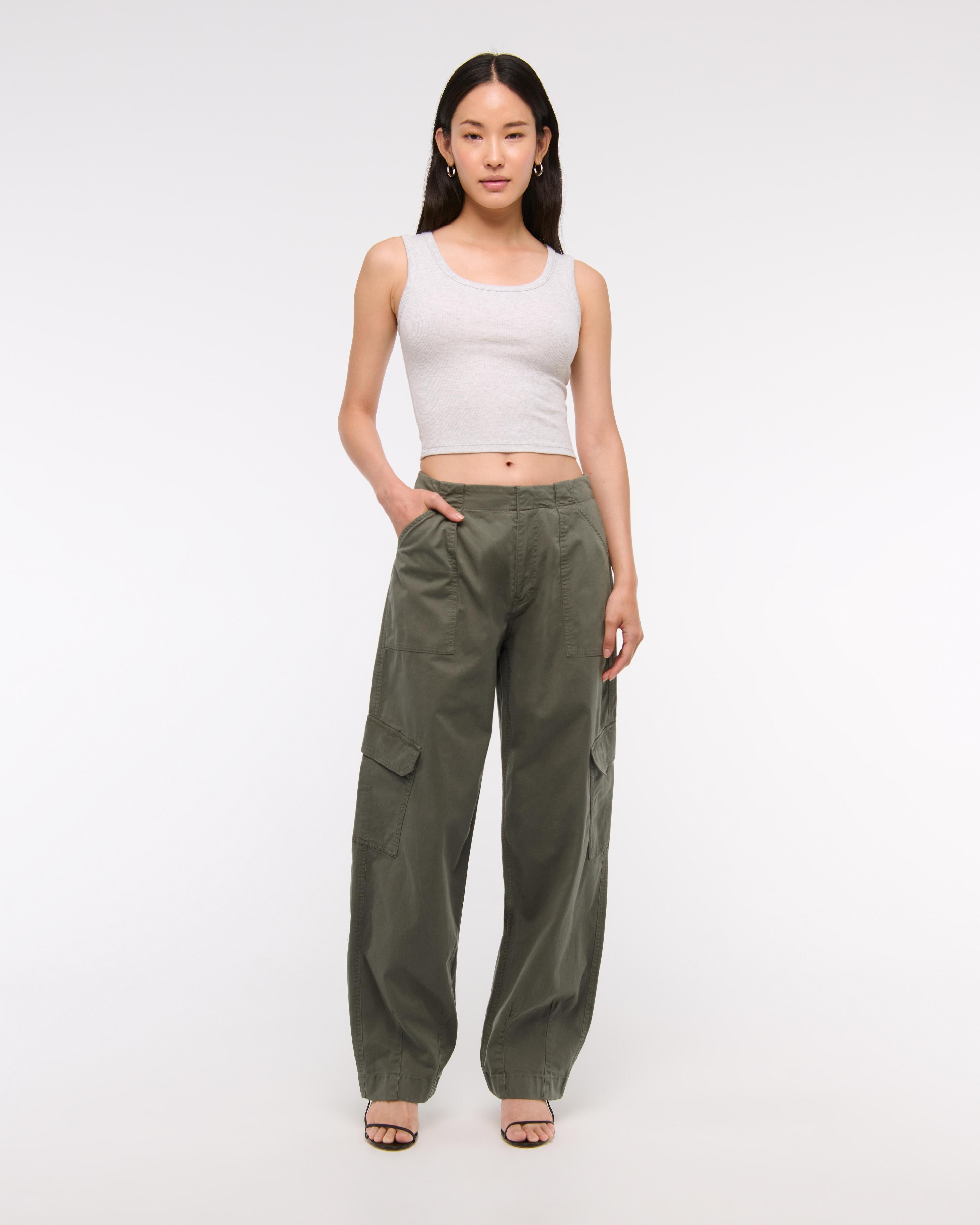 Mid Rise Barrel Cargo Pant product image