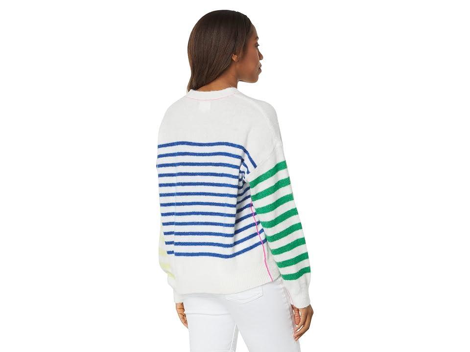 SUNDRY Oversized Sweater (Multi Stripes) Women's Clothing Product Image