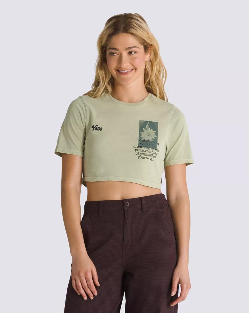 Night Bloom Crew Crop T-Shirt Product Image