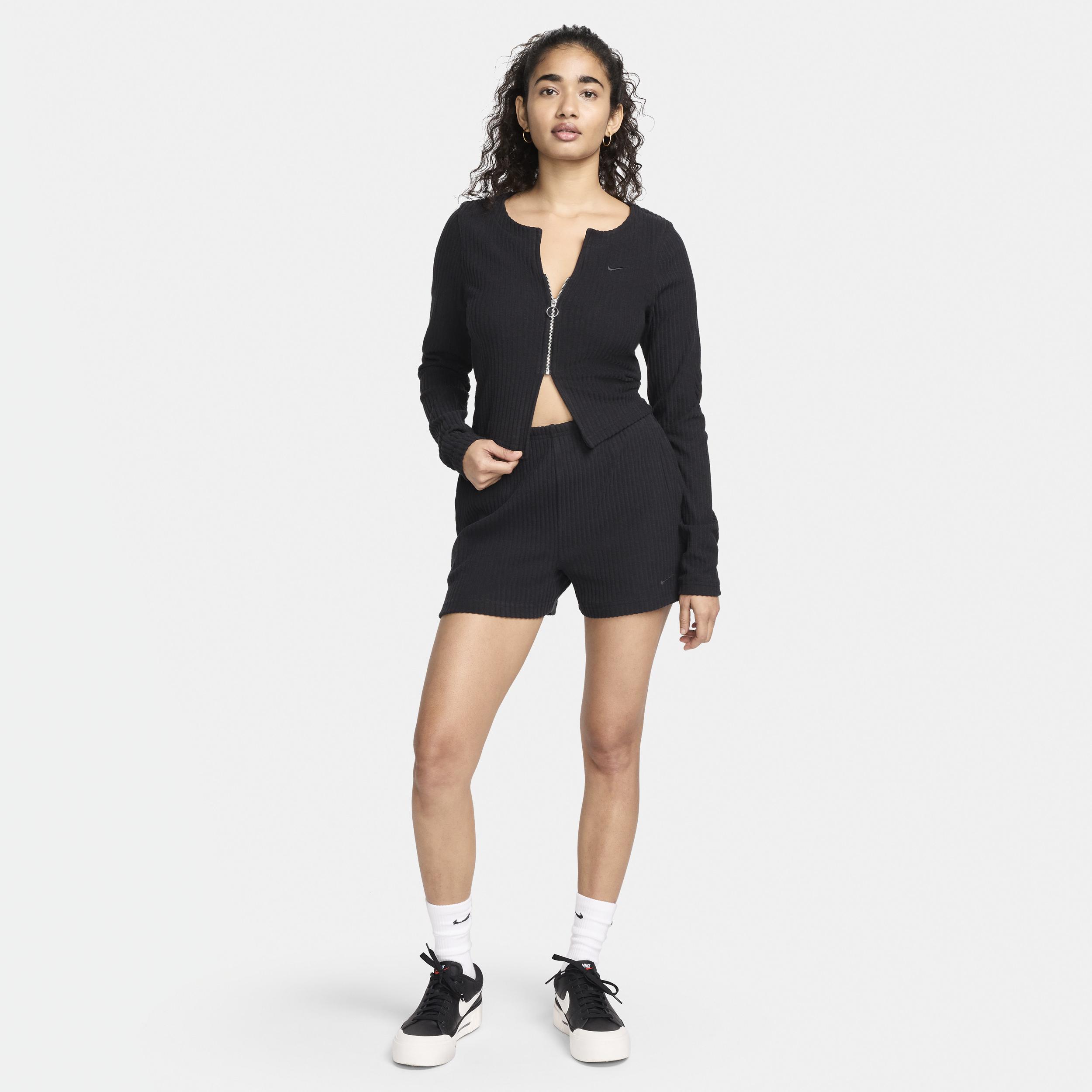 Women's Nike Sportswear Chill Rib Slim Full-Zip Cardigan Product Image