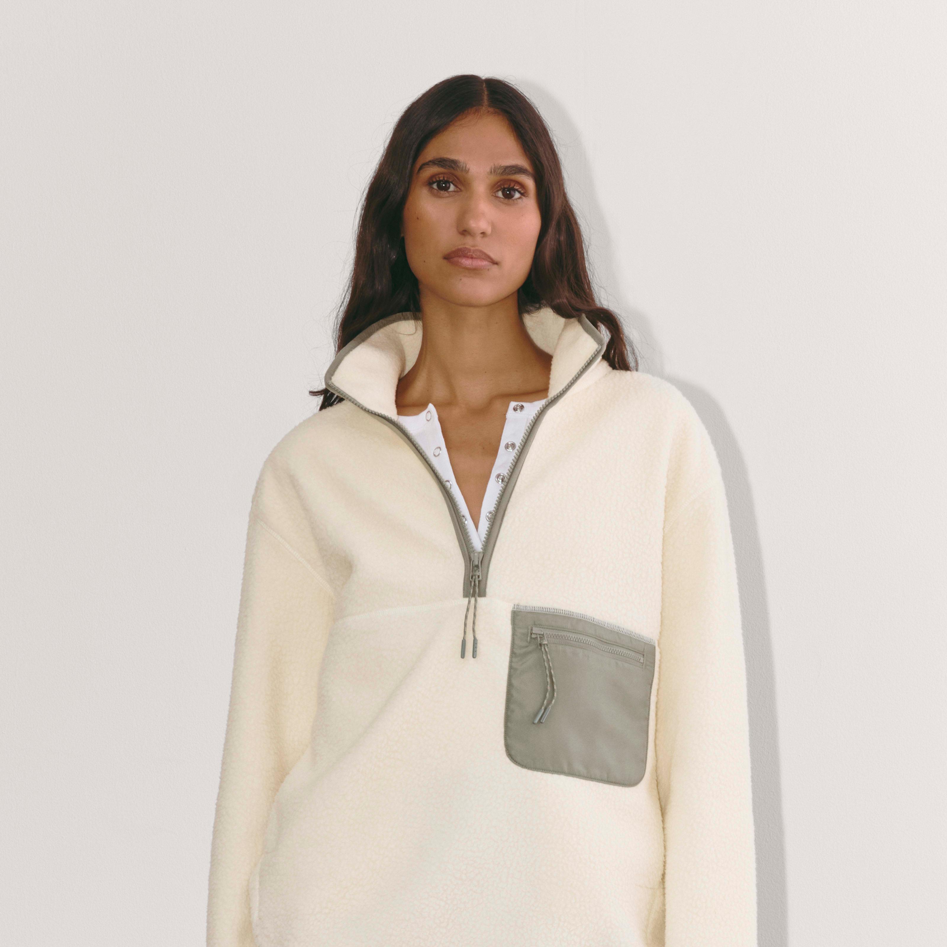 The ReNew Fleece Oversized Half-Zip Product Image