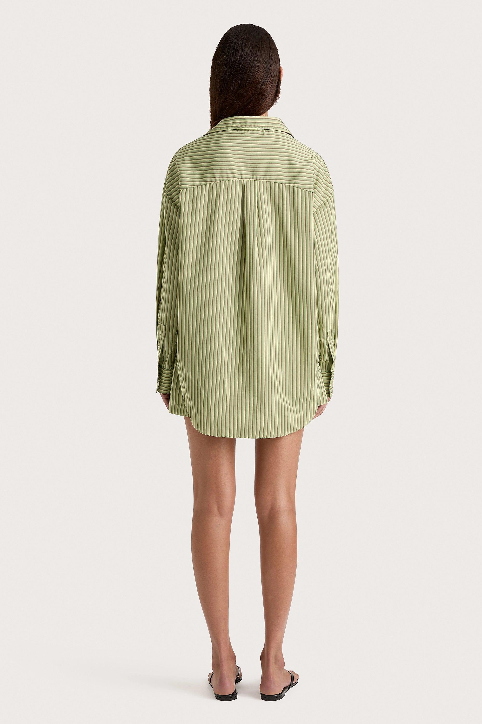 Freja Shorts Green Stripe Product Image