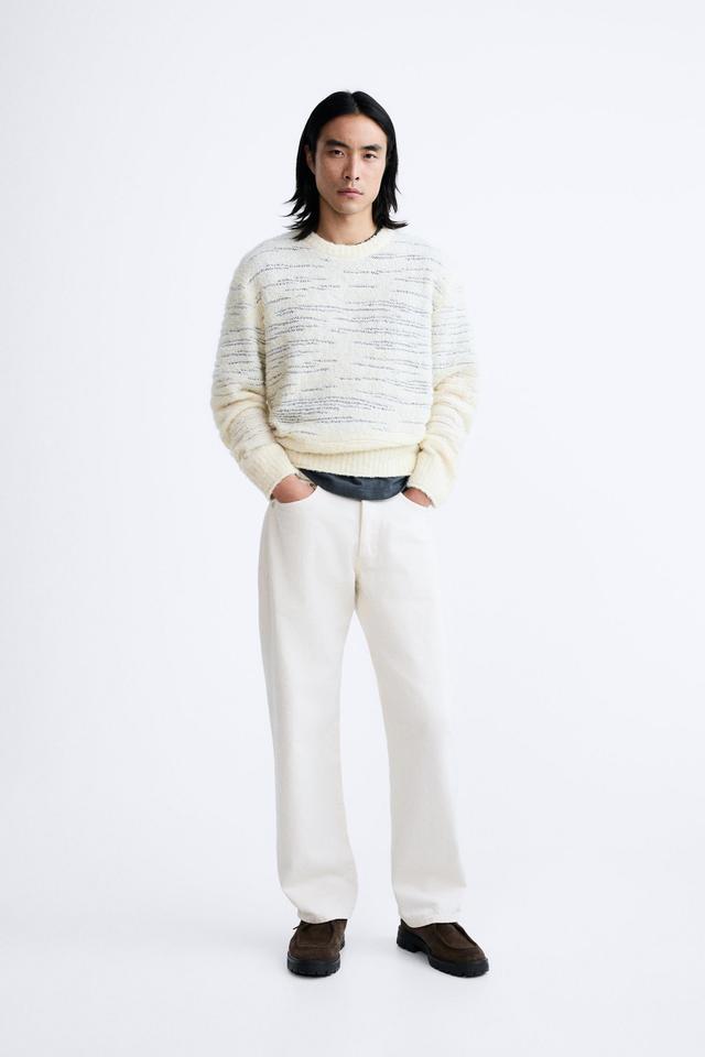 TEXTURED BOUCLÉ SWEATER Product Image