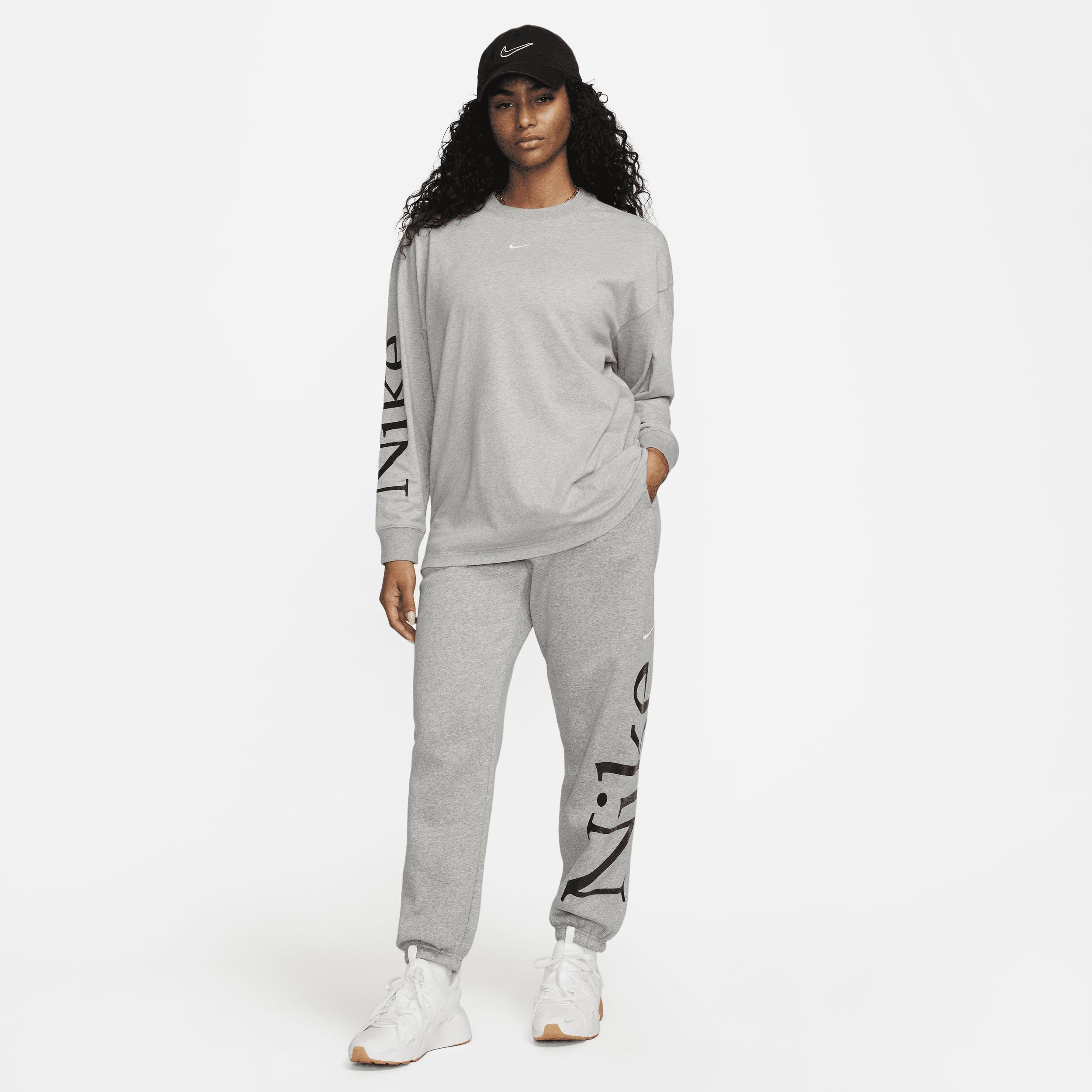 Womens Nike Sportswear Oversized Long-Sleeve Top Product Image