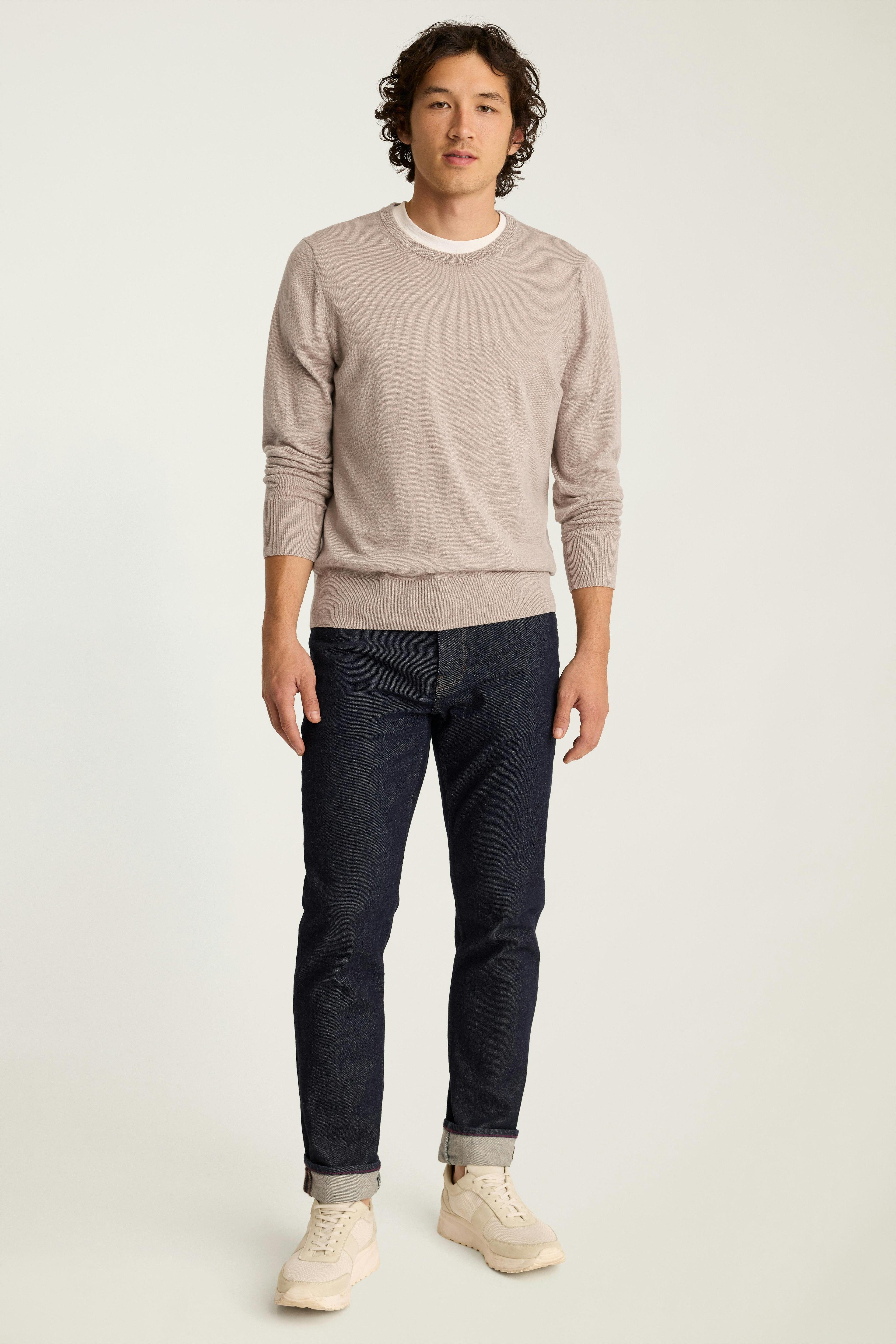 Washable Merino Crew Neck Sweater Product Image