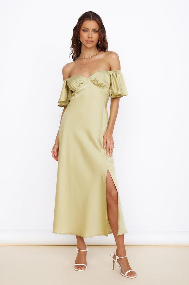 Aurora Skies Maxi Dress Green Product Image