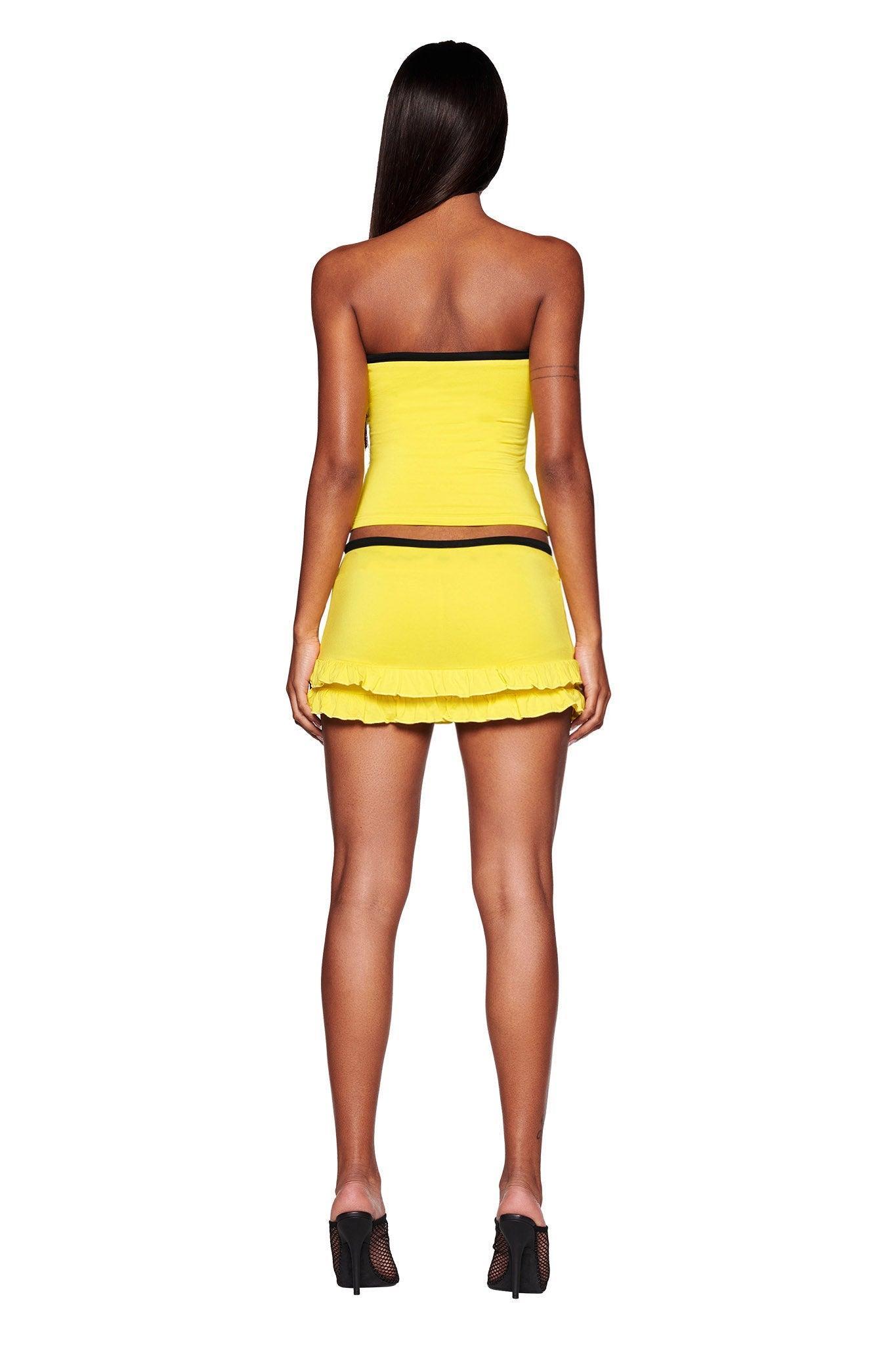 MICHELLE SKORT - YELLOW Product Image