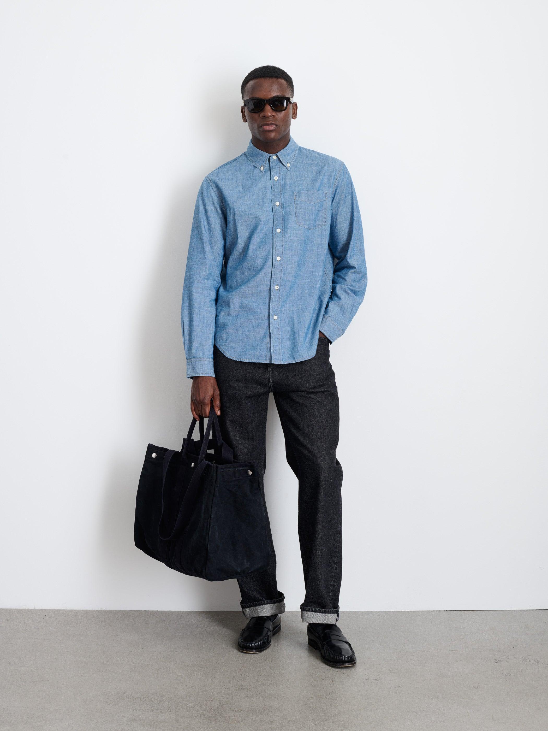 Mill Shirt in Chambray Male Product Image