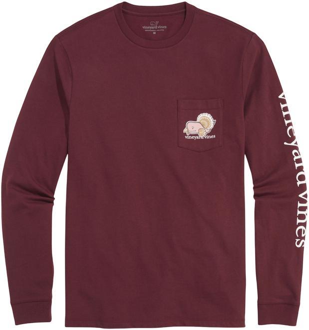 Turkey Whale Long-Sleeve Pocket Tee Product Image