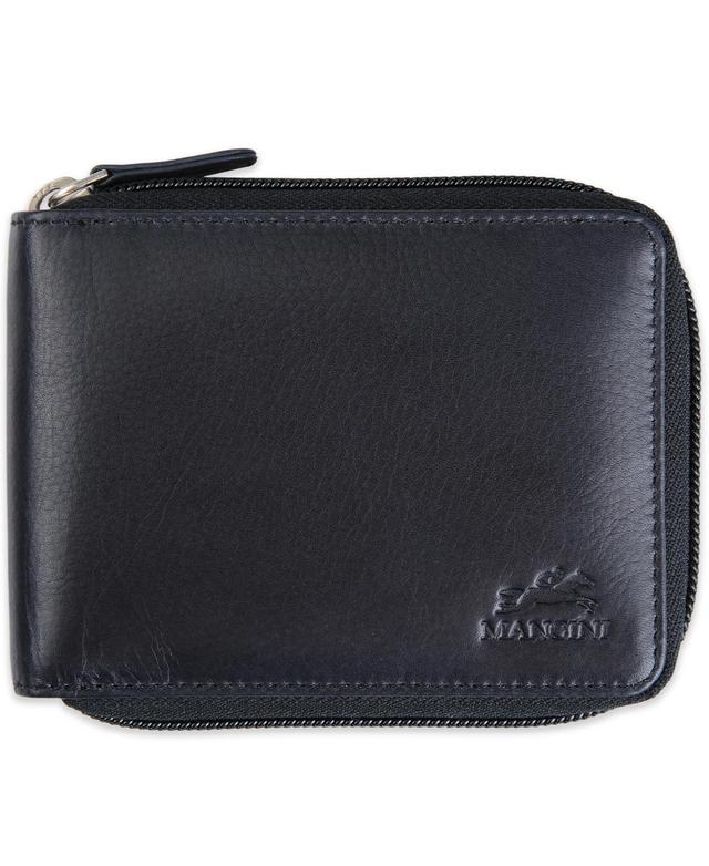 Mens Bellagio Collection Zippered Bifold Wallet with Removable Pass Case Product Image