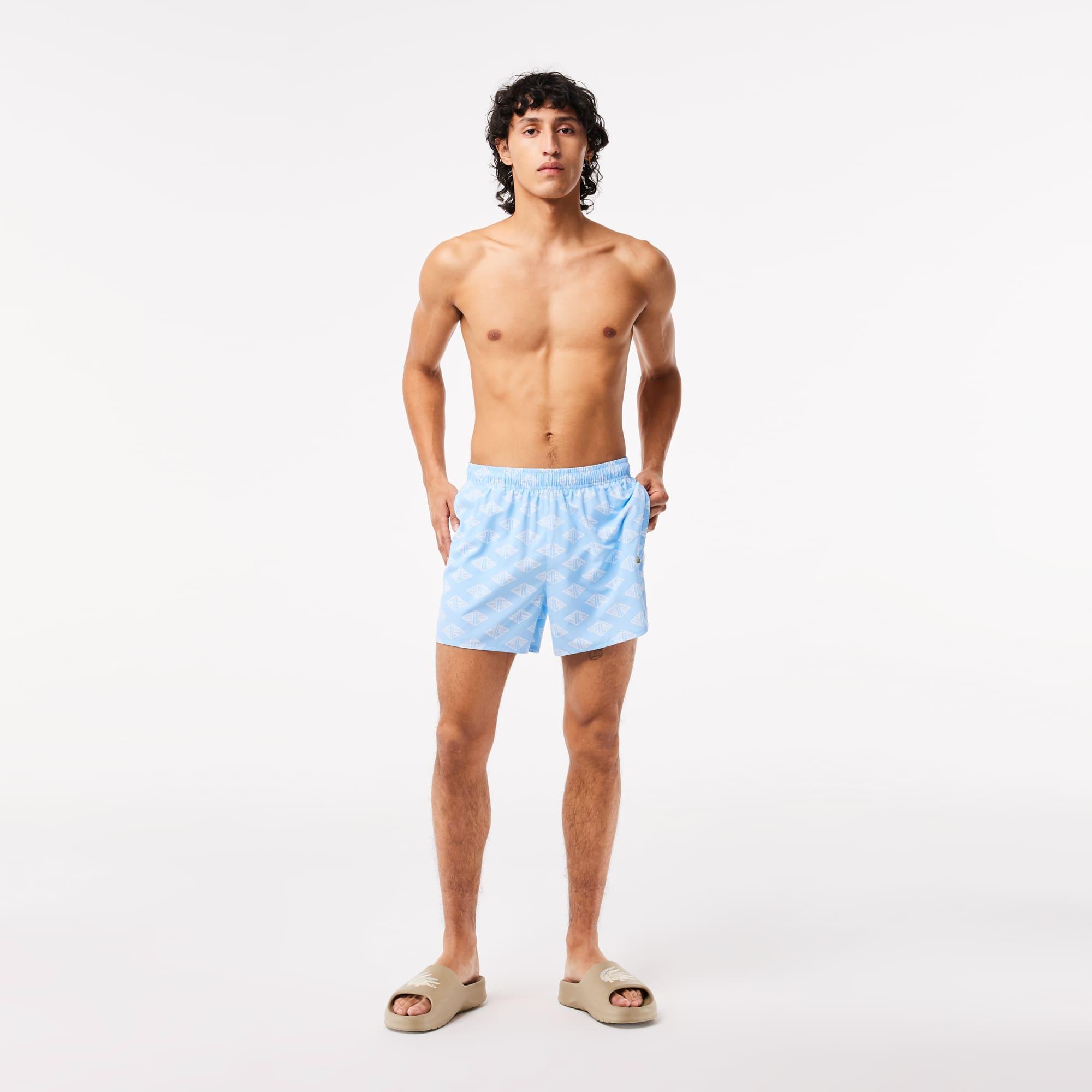 Men’s Two-Tone Monogram Swim Trunks Product Image