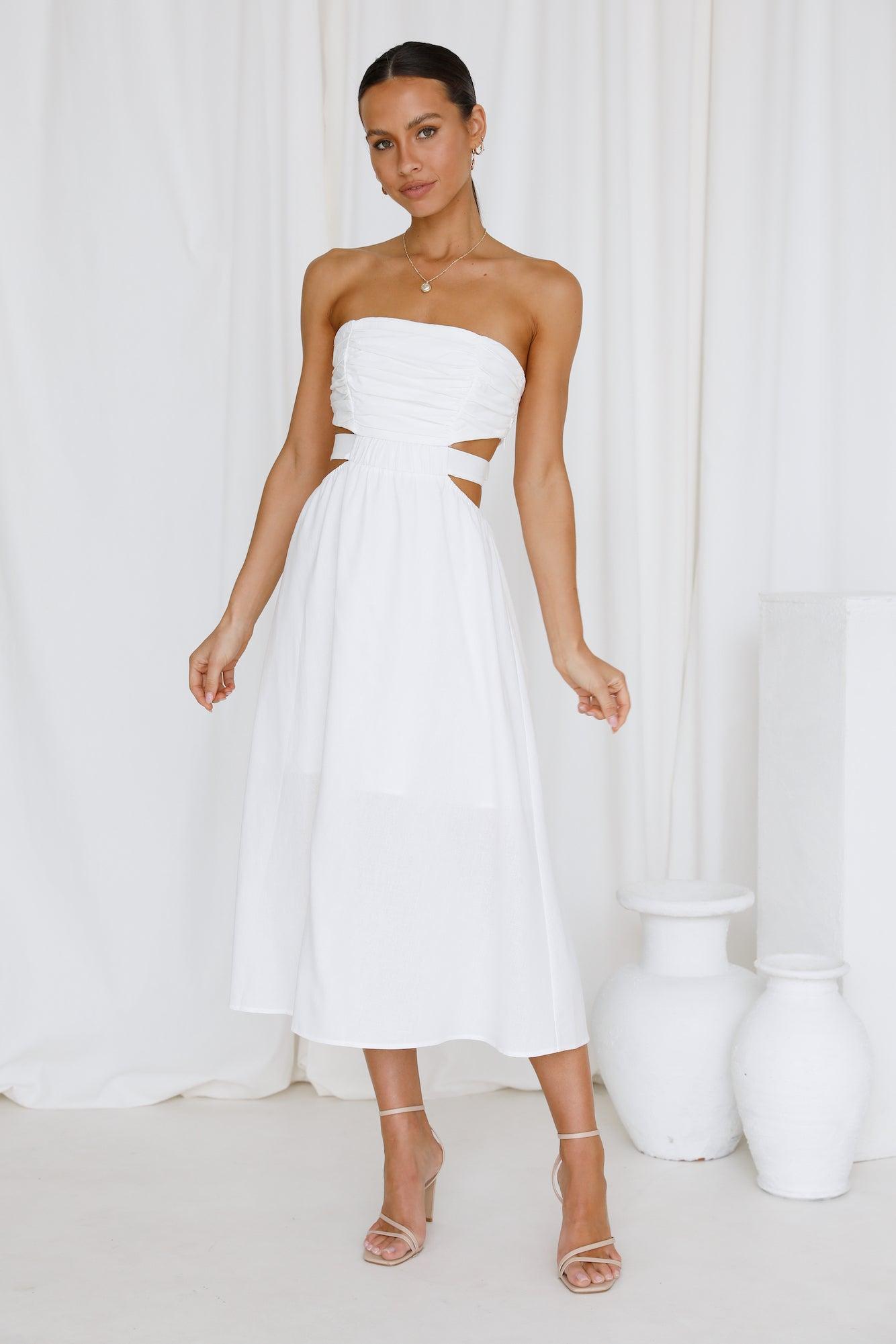 Sublime Lover Maxi Dress White Product Image