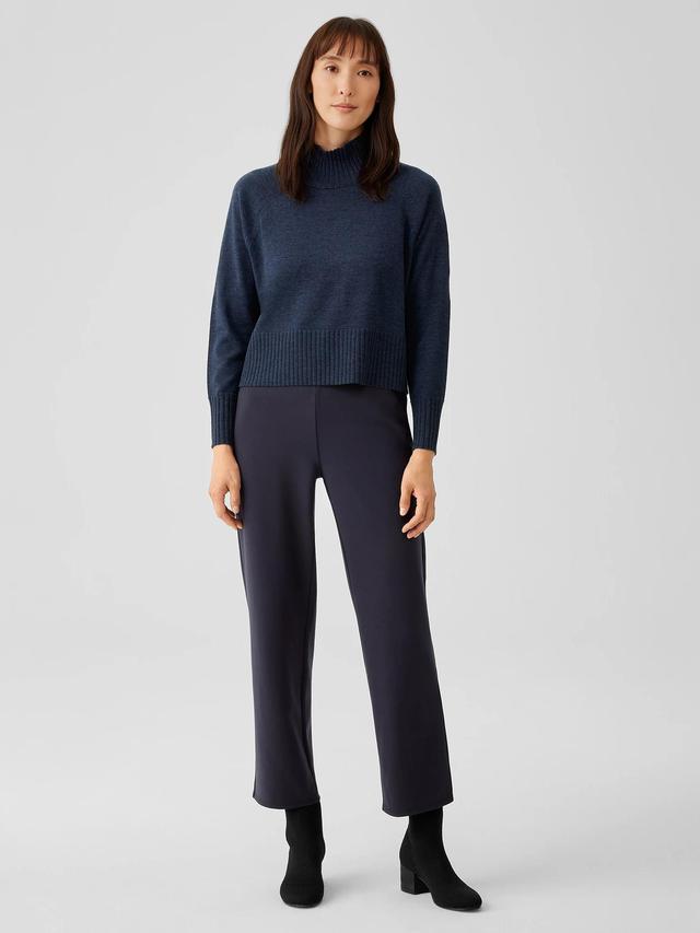 EILEEN FISHER Washable Flex Ponte Straight Pantfemale Product Image