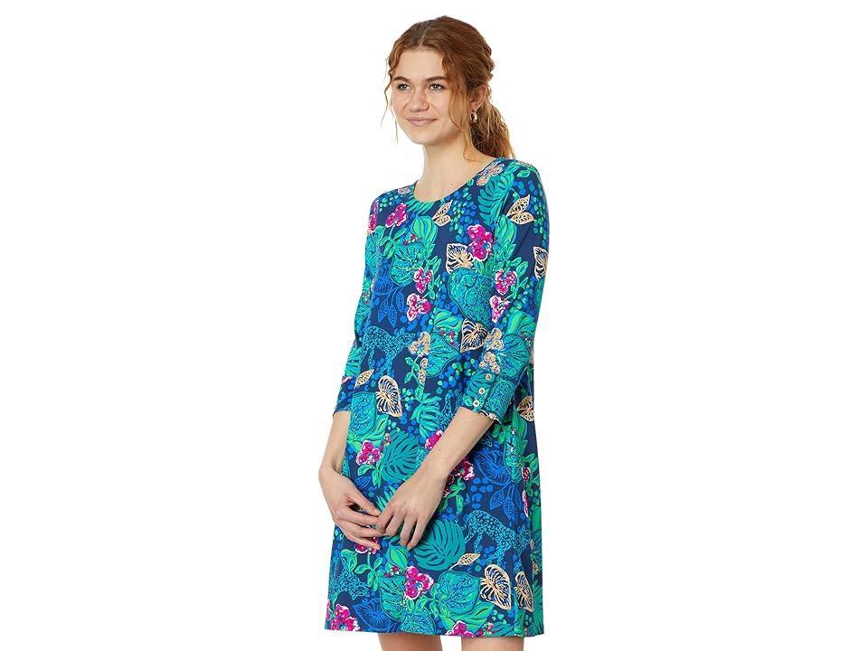 Lilly Pulitzer Solia Chillylilly Upf 50+ (Low Tide Navy Life Of The Party) Women's Dress Product Image