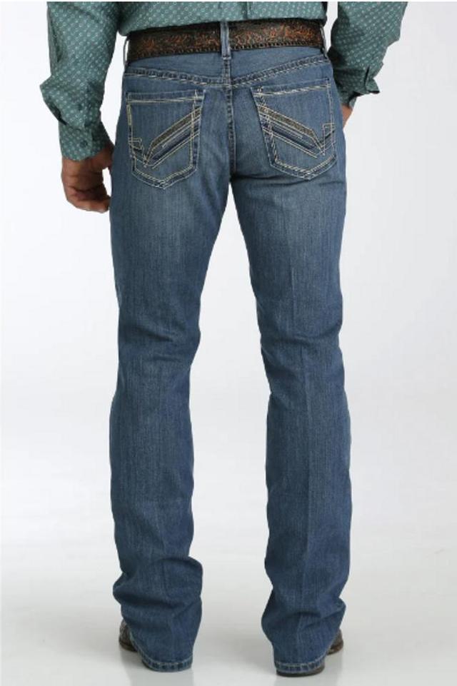 Cinch® Men's Ian MR Slim Medium Stone Boot Cut Jeans Product Image