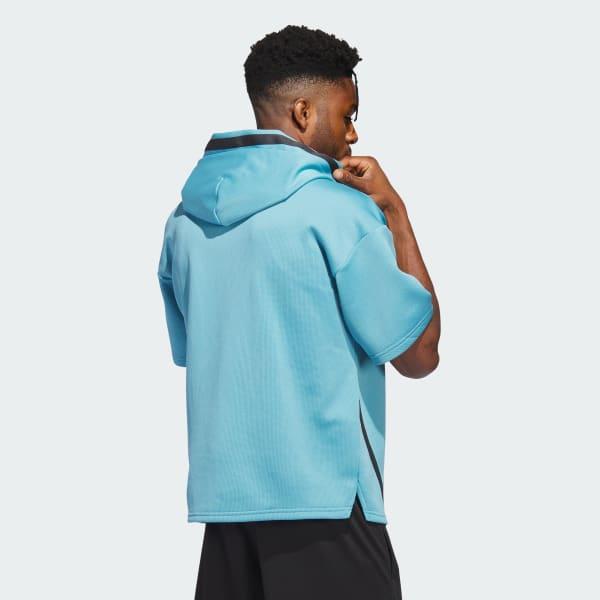 adidas Basketball Select Short Sleeve Hoodie Product Image