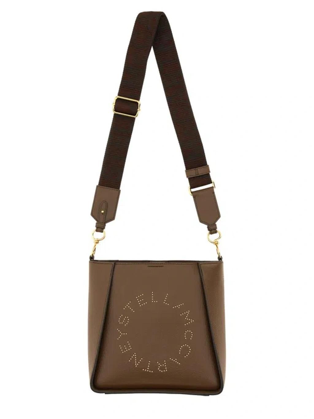 Shoulder Bag With Logo In Brown product image