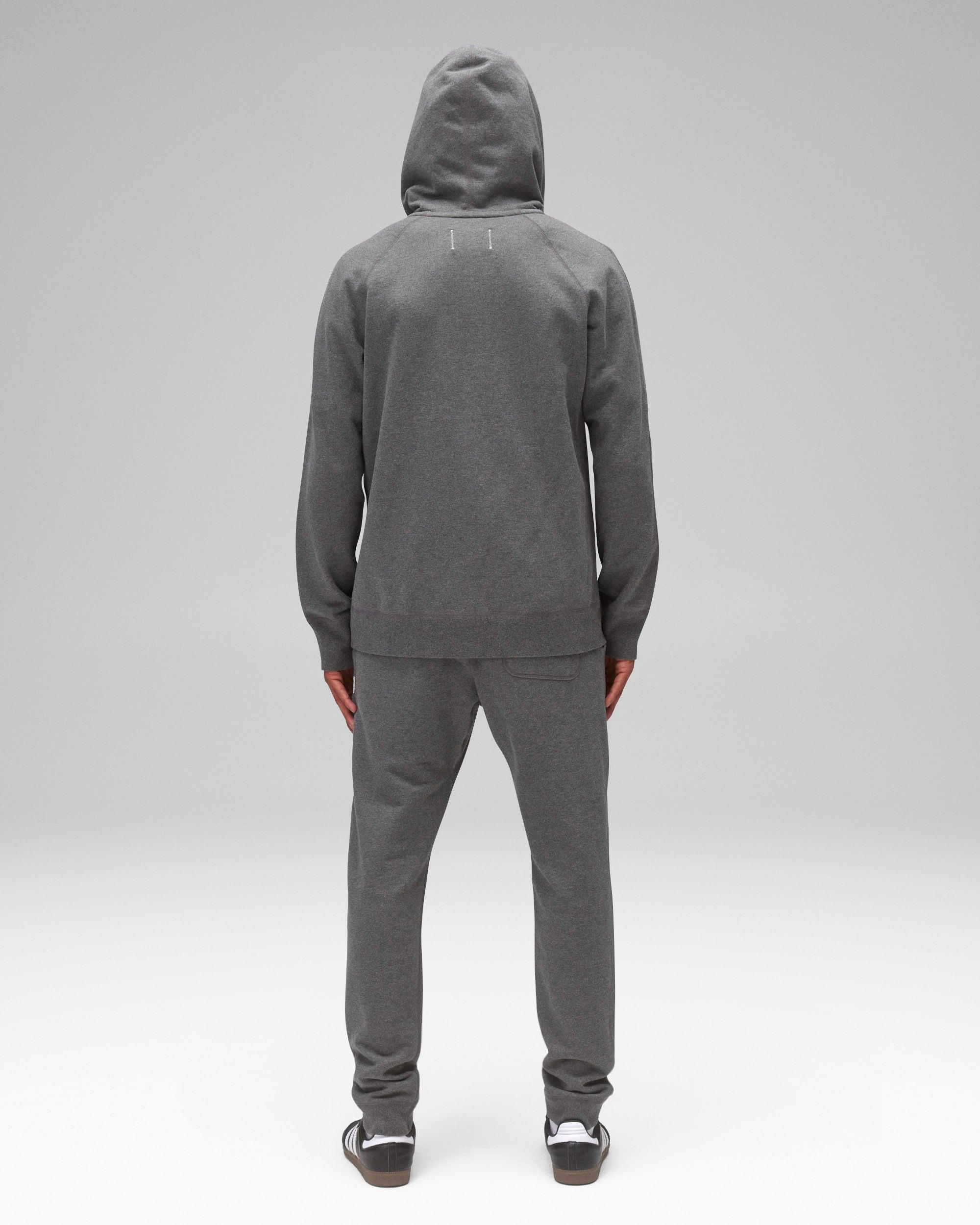 Midweight Terry Slim Zip Hoodie Male Product Image