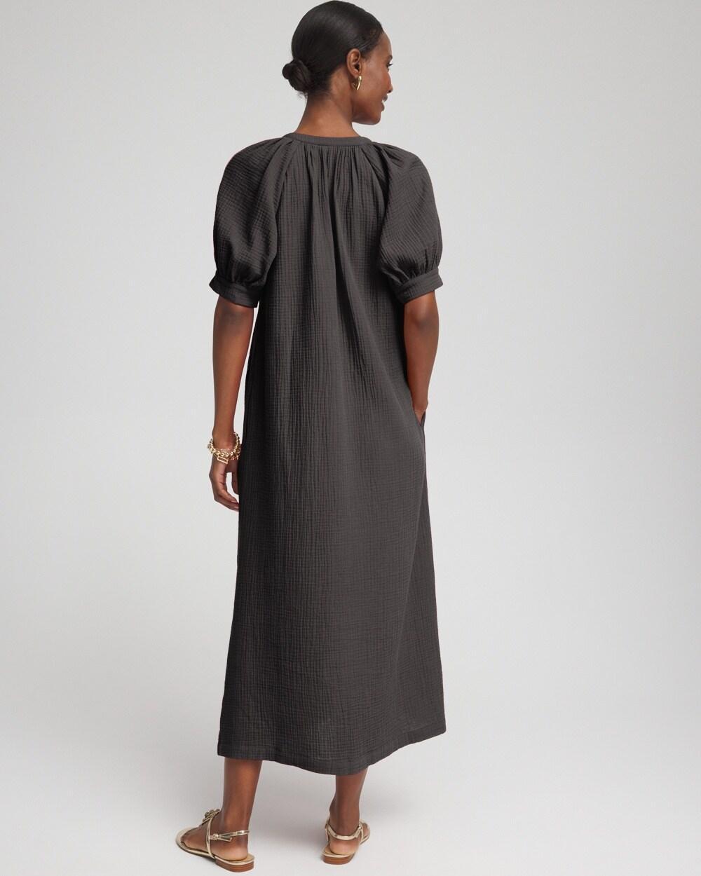 Gauze Shirt Dress Product Image