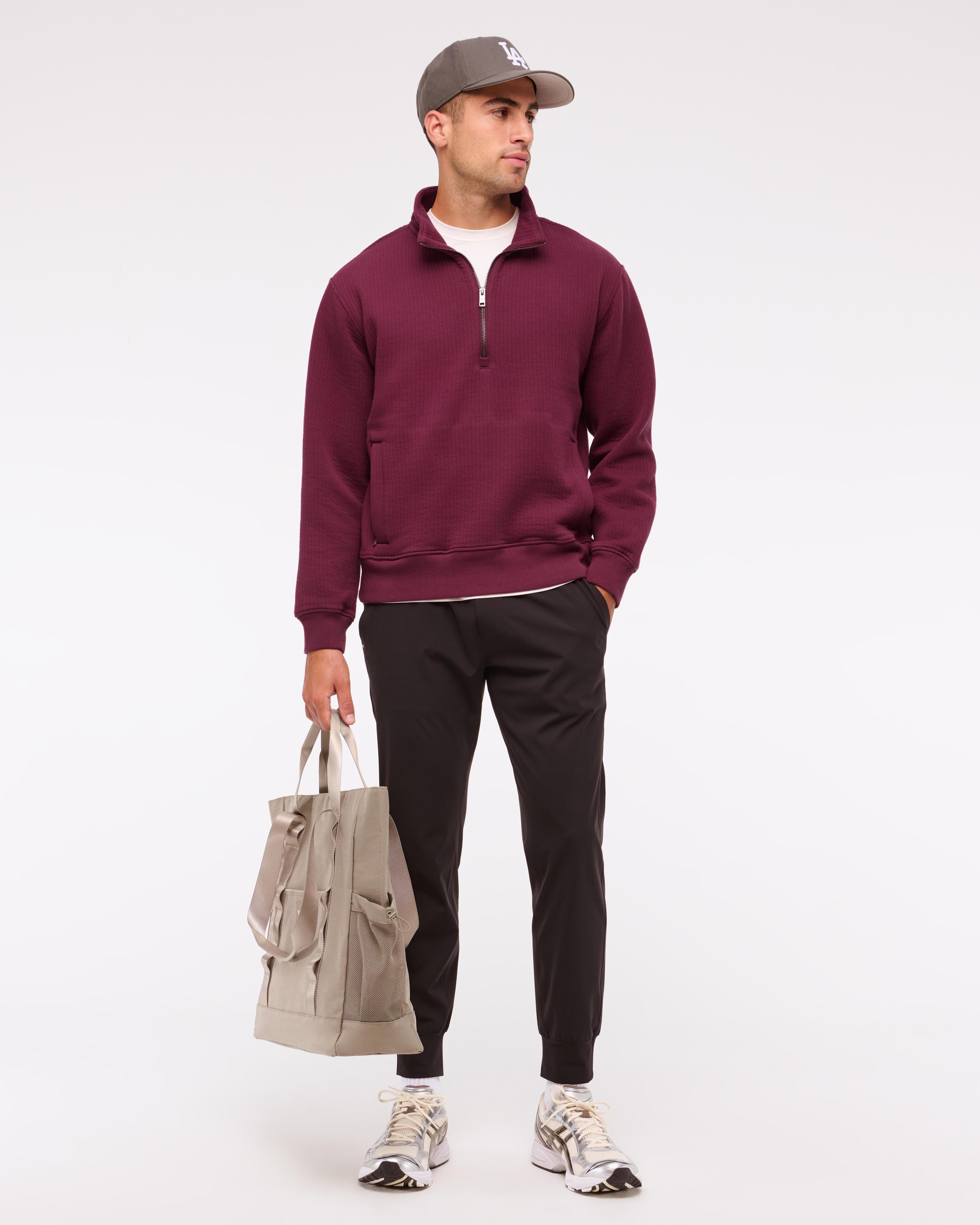 YPB Textured Ribbed Half-Zip Product Image