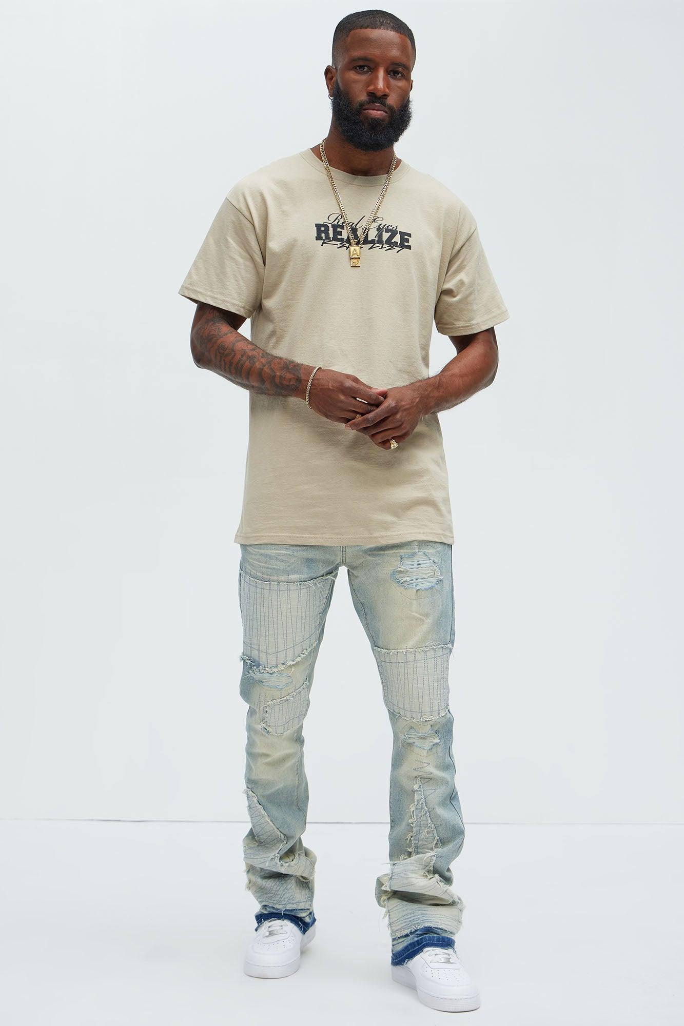 Realize Real Eyes Short Sleeve Tee - Sand Product Image