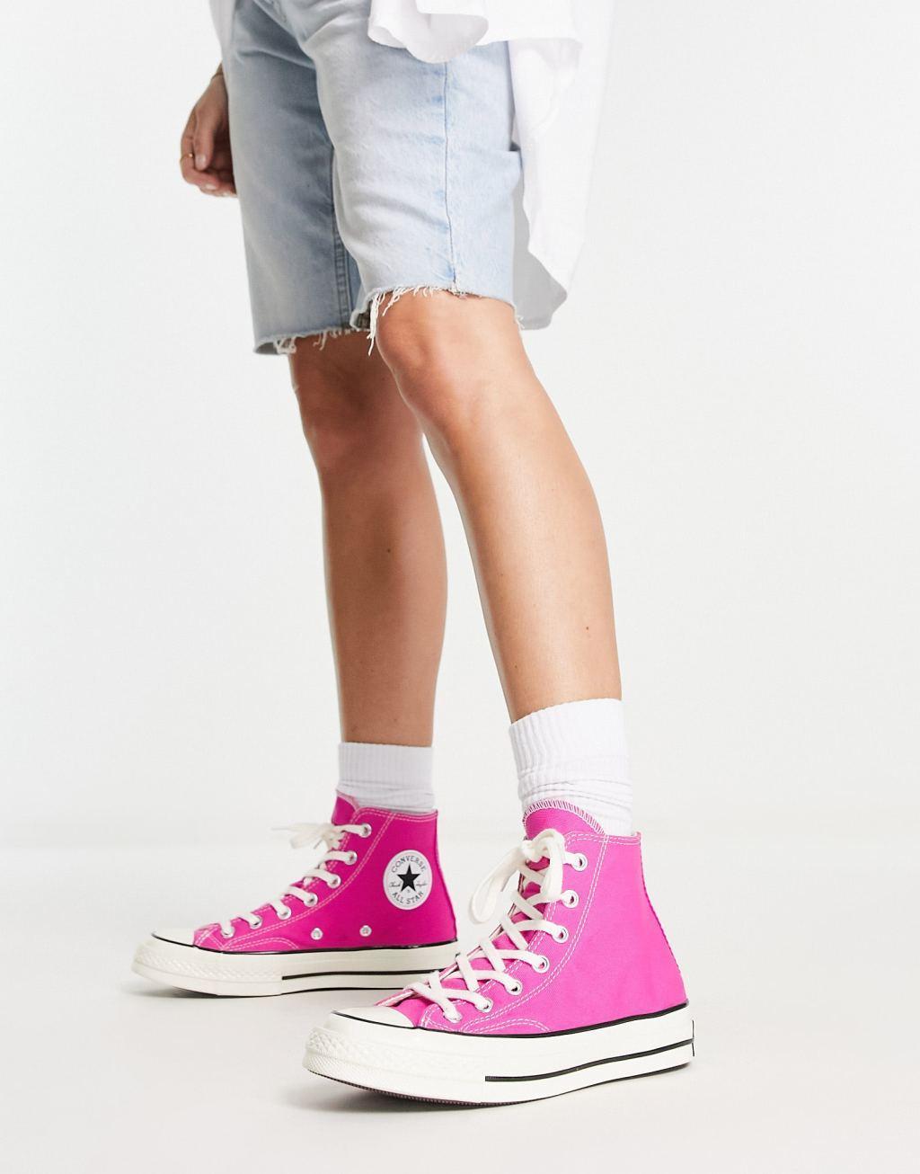 Converse Chuck 70 Hi sneakers in pink Product Image